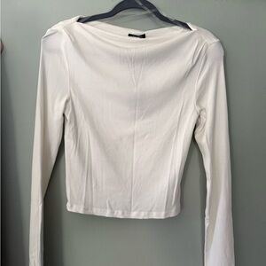 Wild Fable White Long Sleeve Top